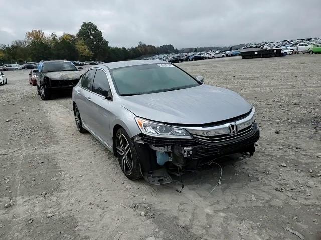 2016 Honda Accord VIN 1HGCR2F55GA241821 Copart auction photo, front end damage thumbnail 11
