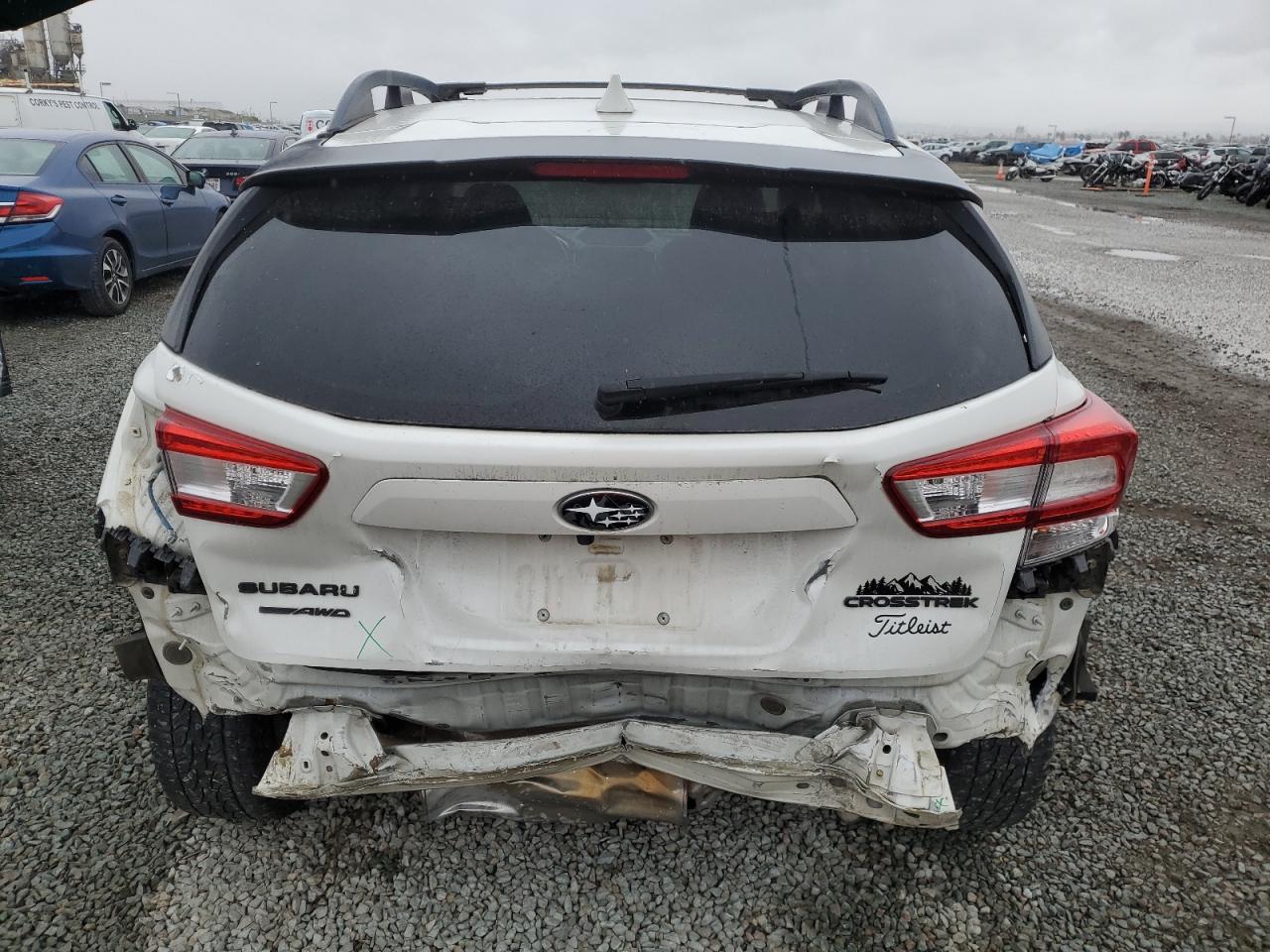 2018 Subaru XV VIN JF2GTABC6JH319751 Copart auction photo, rear end / front end damage thumbnail 6