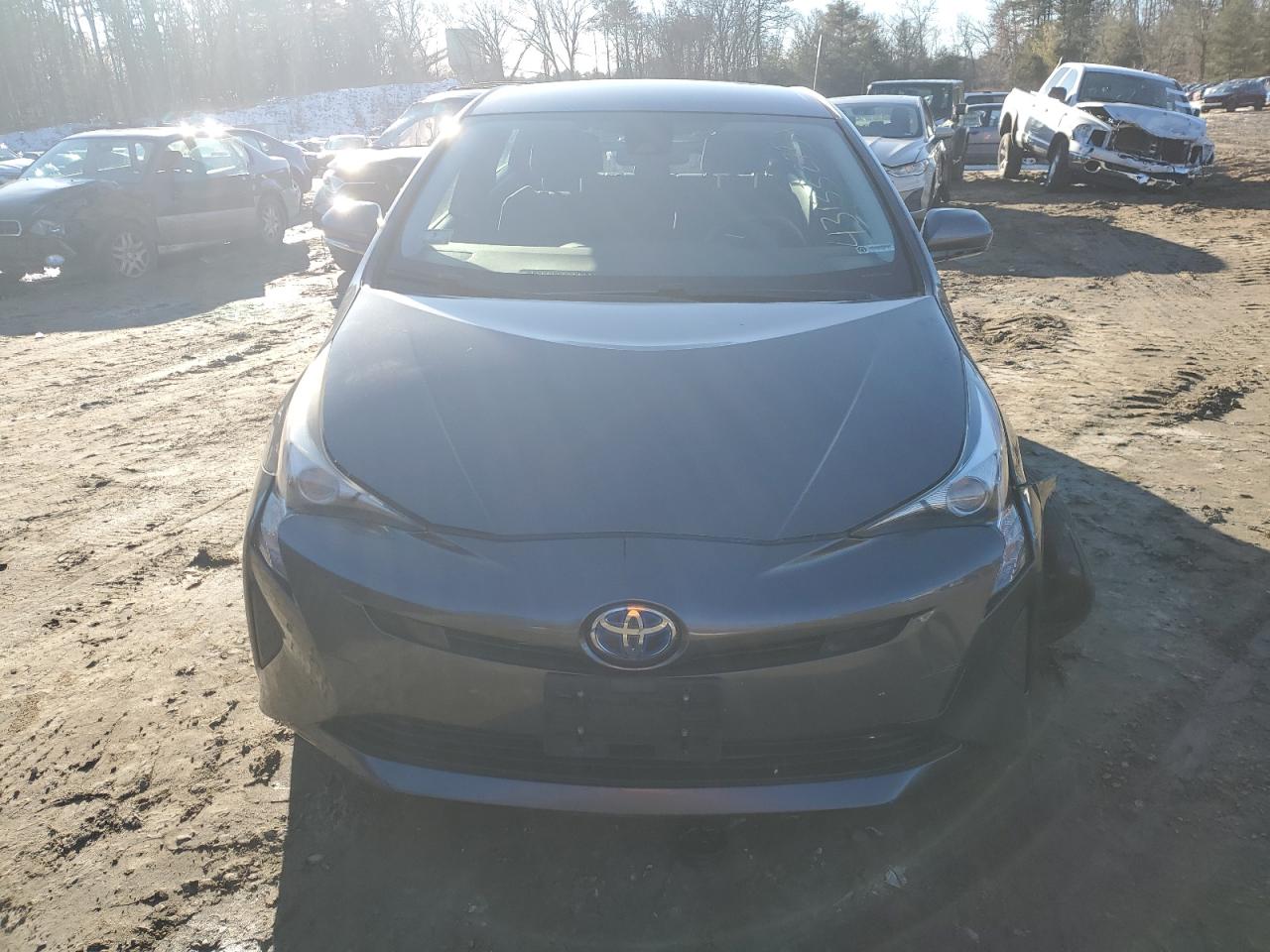 2018 Toyota Prius VIN JTDKBRFUXJ3591665 Copart auction photo, undercarriage / front end damage thumbnail 5