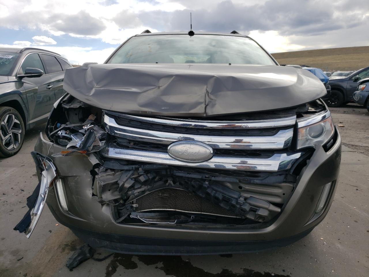 2013 Ford Edge VIN 2FMDK4JC9DBB14445 Copart auction photo, front end / minor dent/scratches damage thumbnail 5