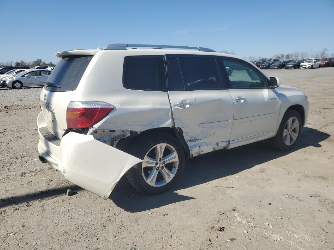 2010 Toyota Highlander VIN JTEDK3EH0A2151921 Copart auction photo, rear end / side damage thumbnail 3