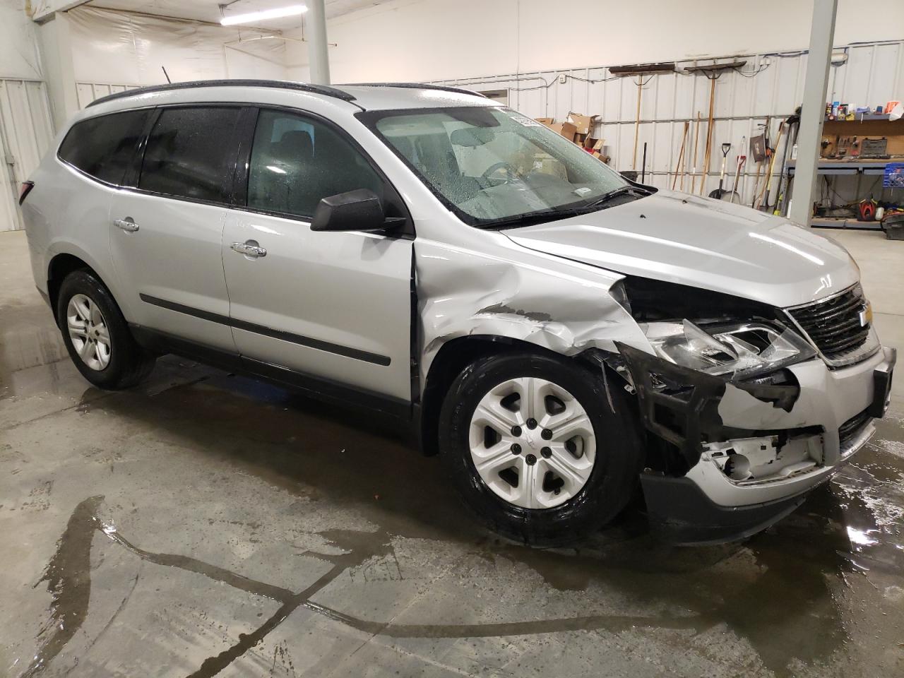 2014 Chevrolet Traverse VIN 1GNKRFED3EJ347103 Copart auction photo, front end / rear end damage thumbnail 4