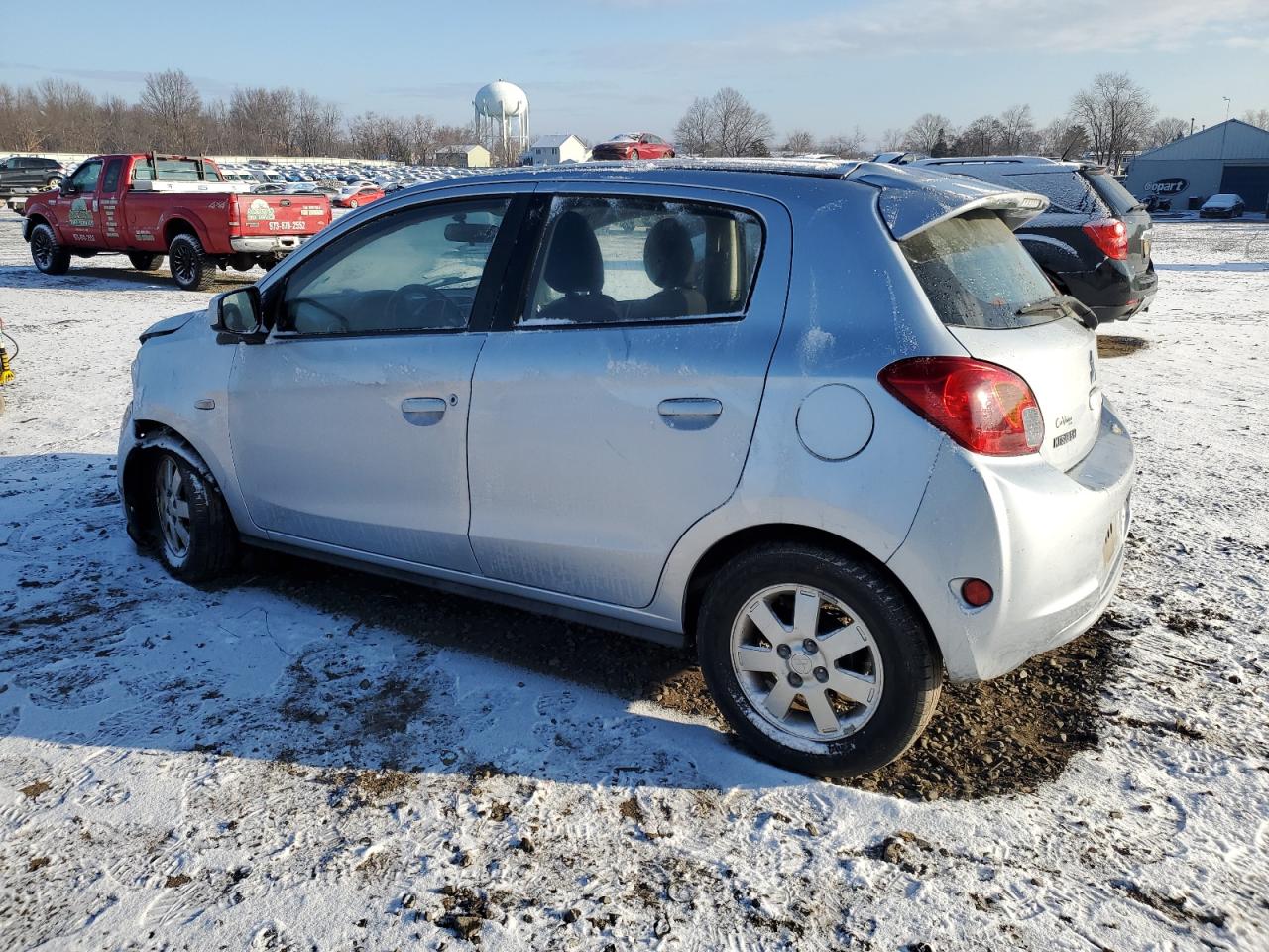2014 Mitsubishi Mirage VIN ML32A4HJ7EH012054 Copart auction photo, front end damage thumbnail 2