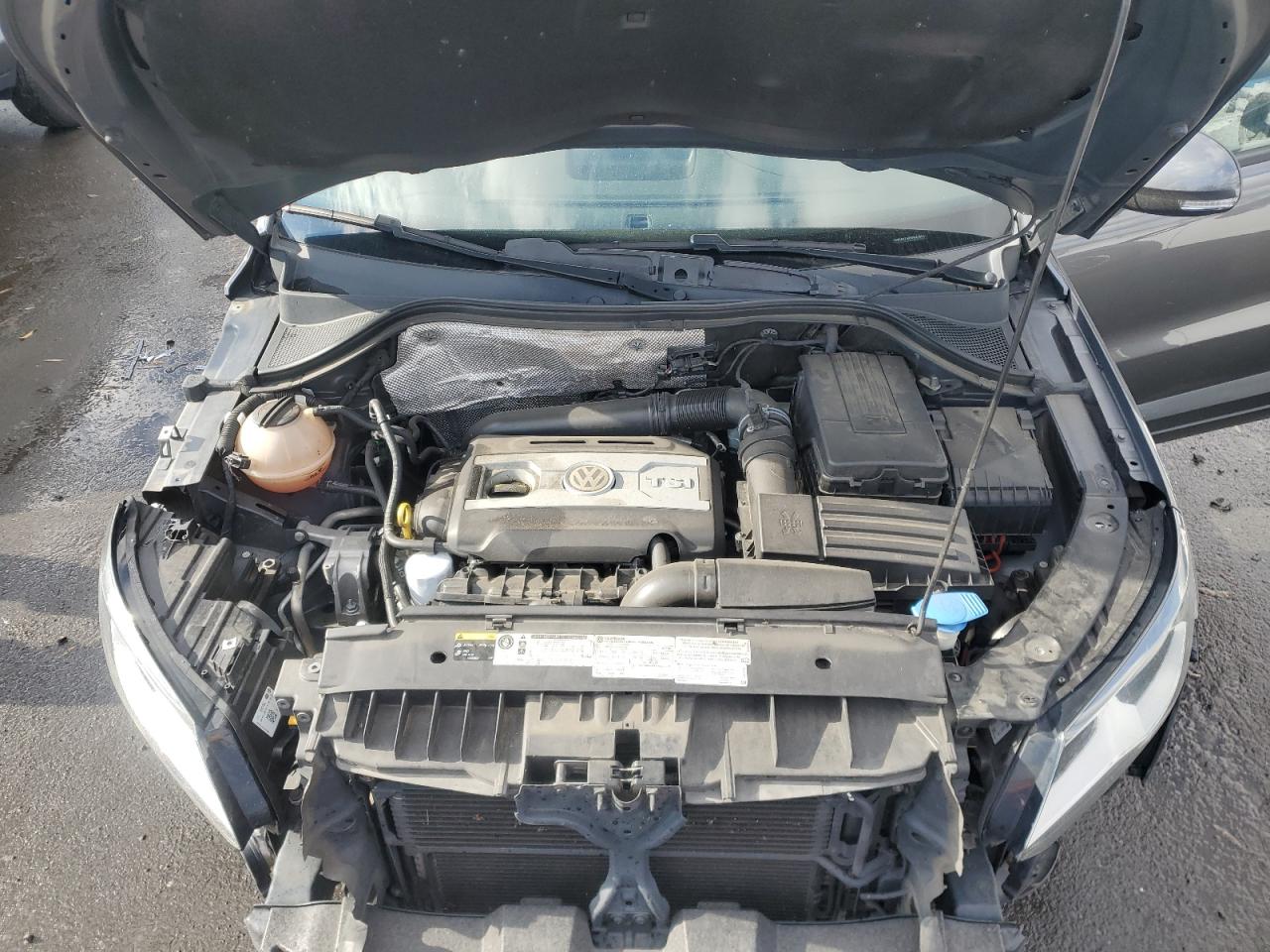 2015 Volkswagen Tiguan VIN WVGAV7AX5FW576047 Copart auction photo, front end damage thumbnail 12