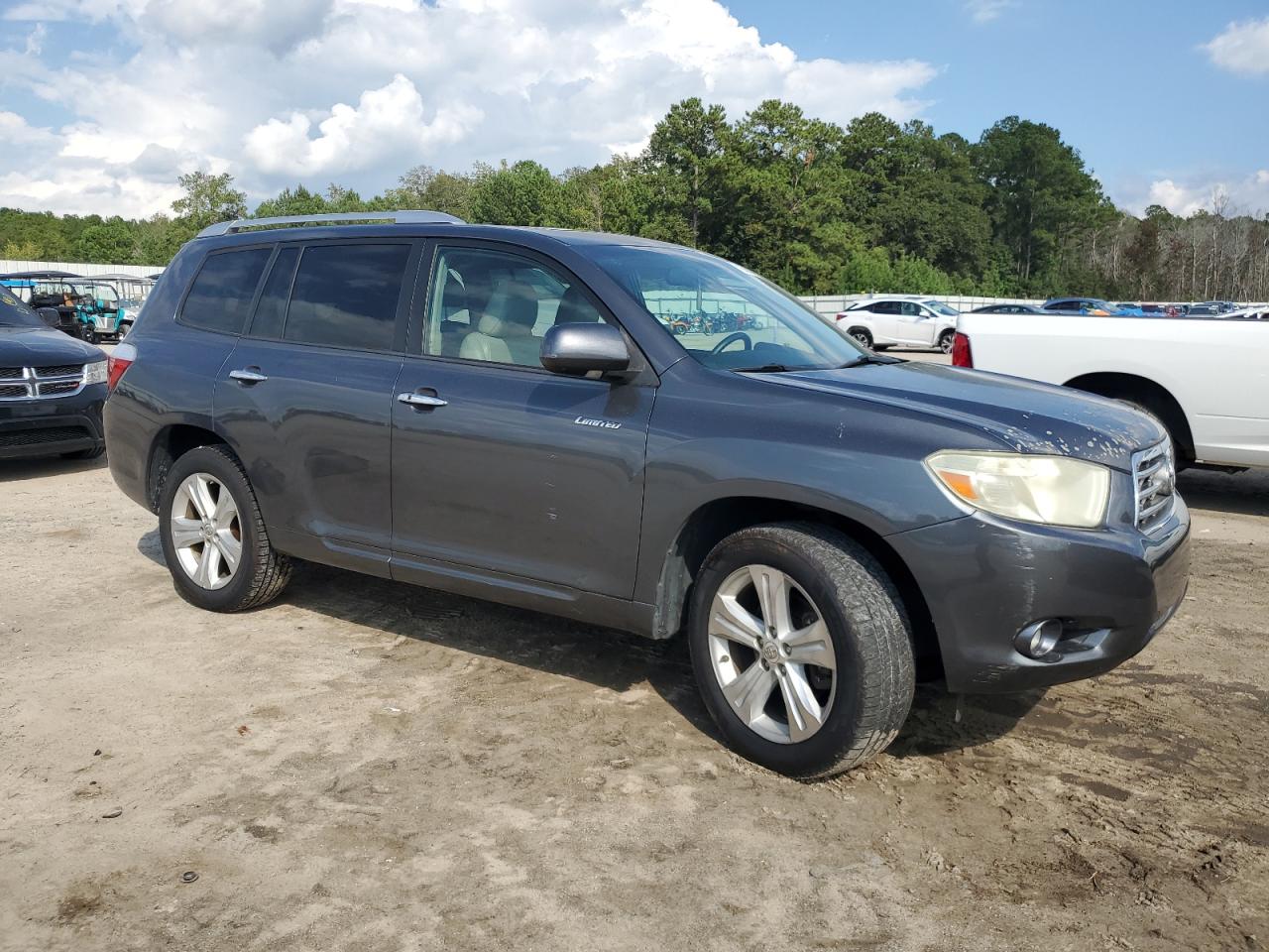 2010 Toyota Highlander VIN 5TDYK3EH4AS003513 Copart auction photo, front end damage thumbnail 4
