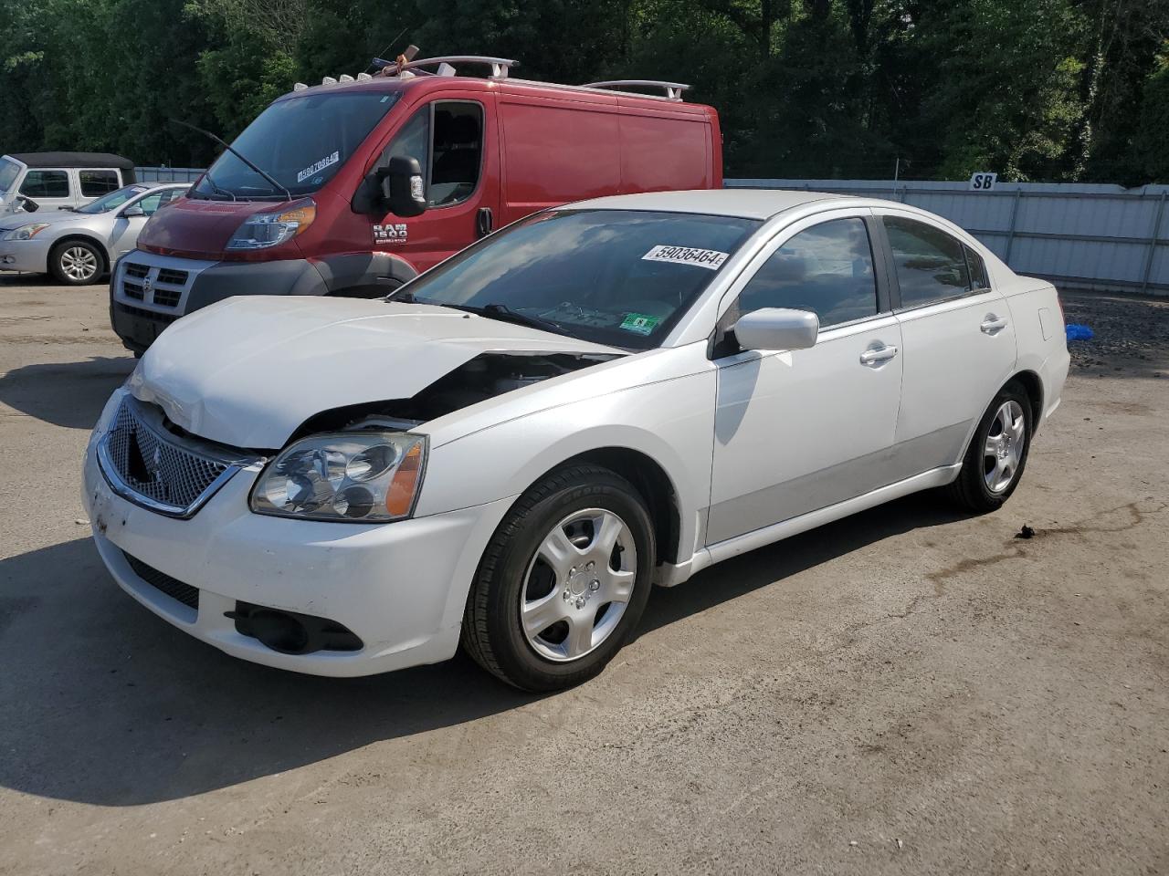 2012 Mitsubishi Galant VIN 4A32B3FFXCE020048