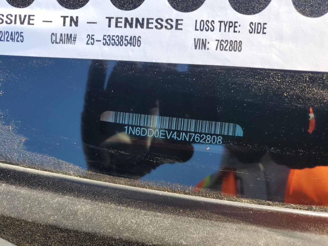 2018 Nissan Navara (Frontier) VIN 1N6DD0EV4JN762808 Copart auction photo, side damage thumbnail 15