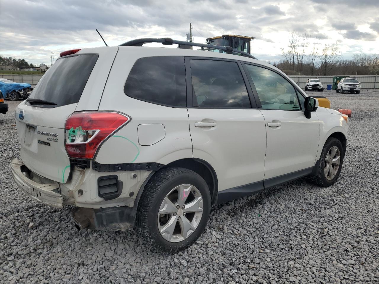 2015 Subaru Forester VIN JF2SJADC1FH815352 Copart auction photo, front end / rear end damage thumbnail 3