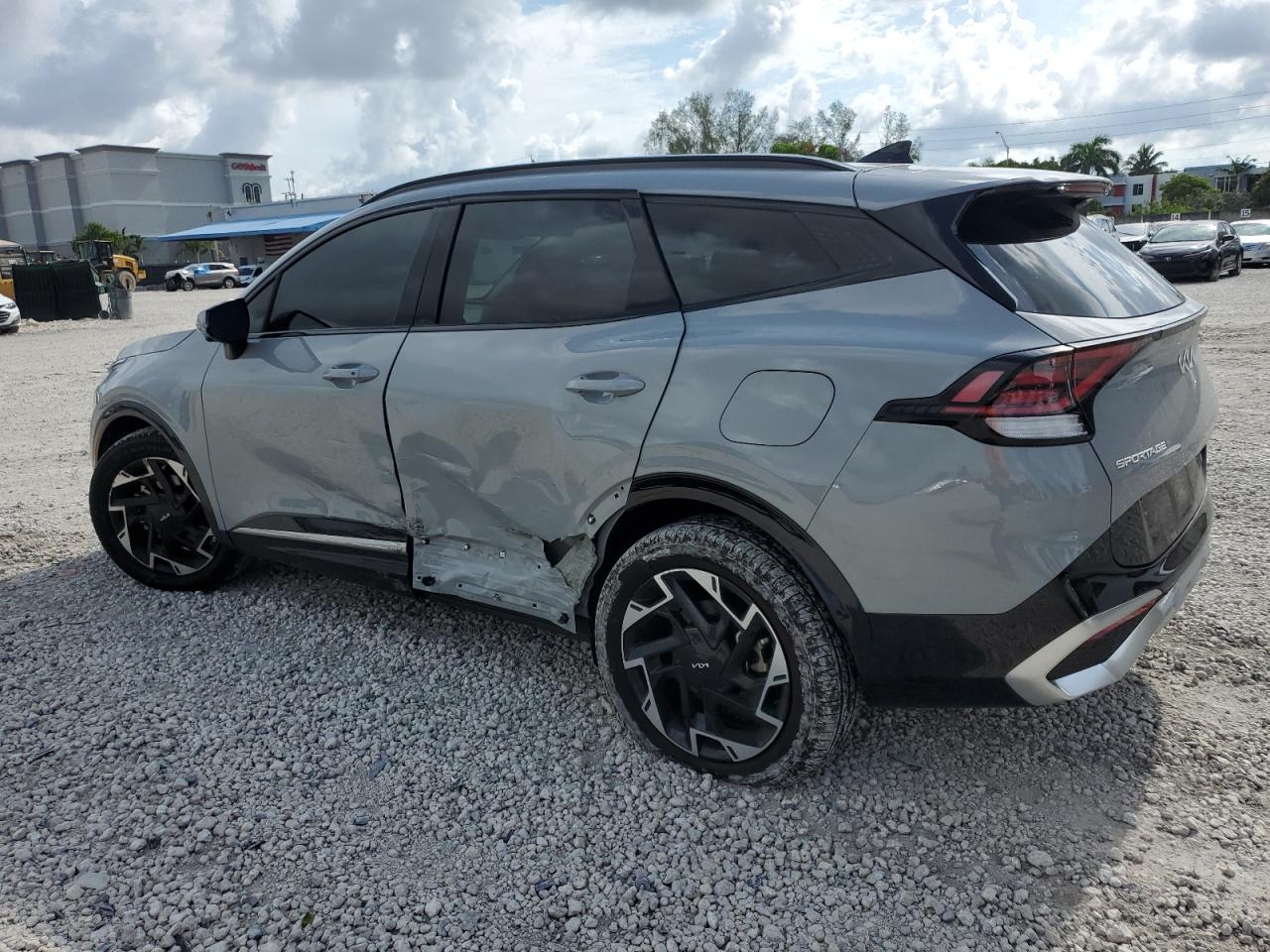 2024 KIA Sportage VIN 5XYK53DF8RG139553 Copart auction photo, side damage thumbnail 2