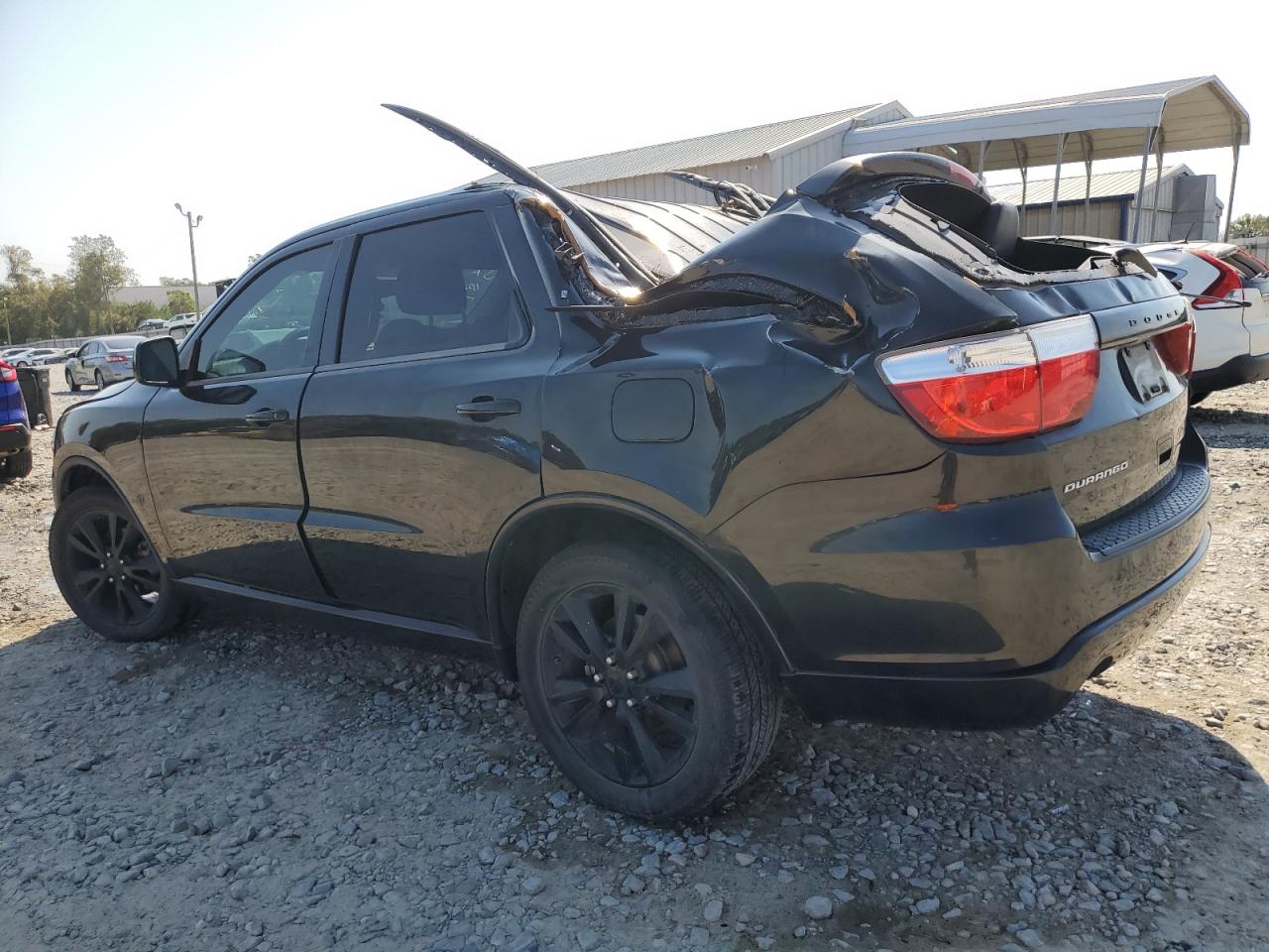 2013 Dodge Durango VIN 1C4RDHAG6DC691853 Copart auction photo, top/roof / front end damage thumbnail 2