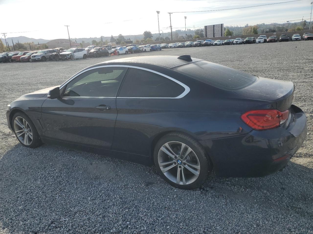 2019 BMW 4er VIN WBA4W3C53KAF92385 Copart auction photo, rear end / side damage thumbnail 2