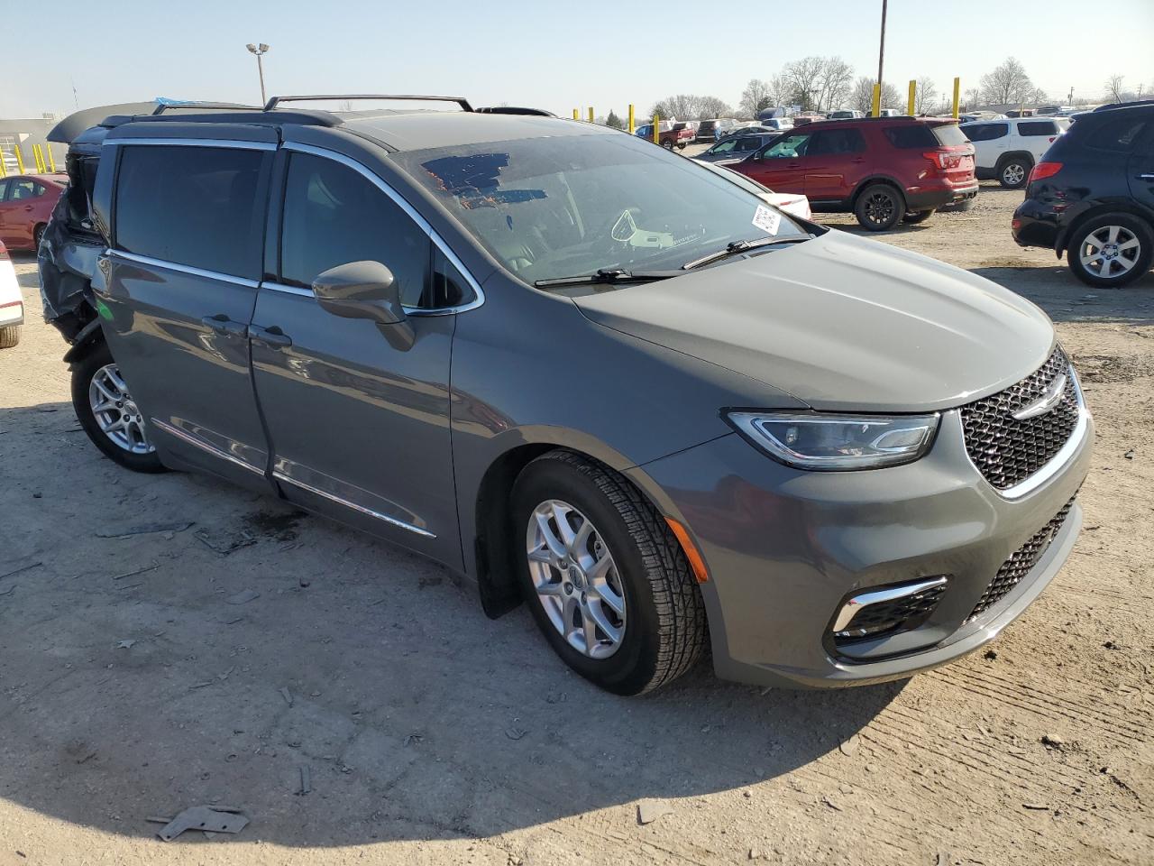 2022 Chrysler Pacifica VIN 2C4RC1BGXNR191227 Copart auction photo, all over / undercarriage damage thumbnail 4