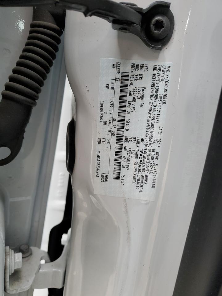 2018 Ford C-MAX VIN 1FADP5AU9JL103614 Copart auction photo, front end damage thumbnail 13