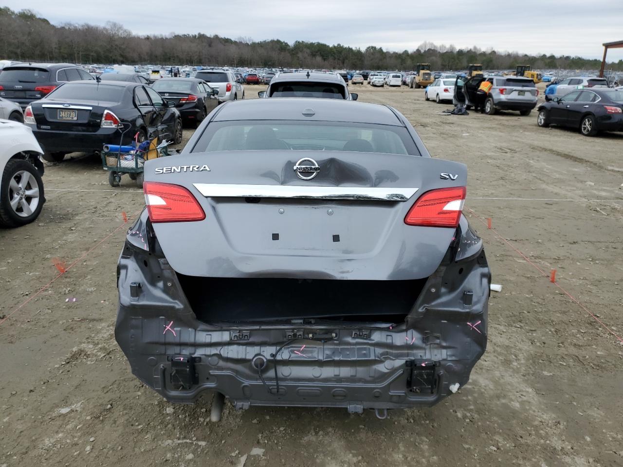 2016 Nissan Sentra VIN 3N1AB7AP4GY281550 Copart auction photo, rear end damage thumbnail 6