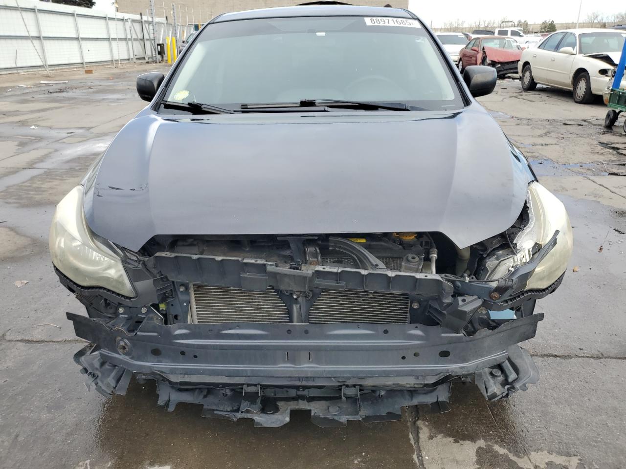 2012 Subaru Impreza VIN JF1GJAA60CG005155 Copart auction photo, front end / hail damage thumbnail 5