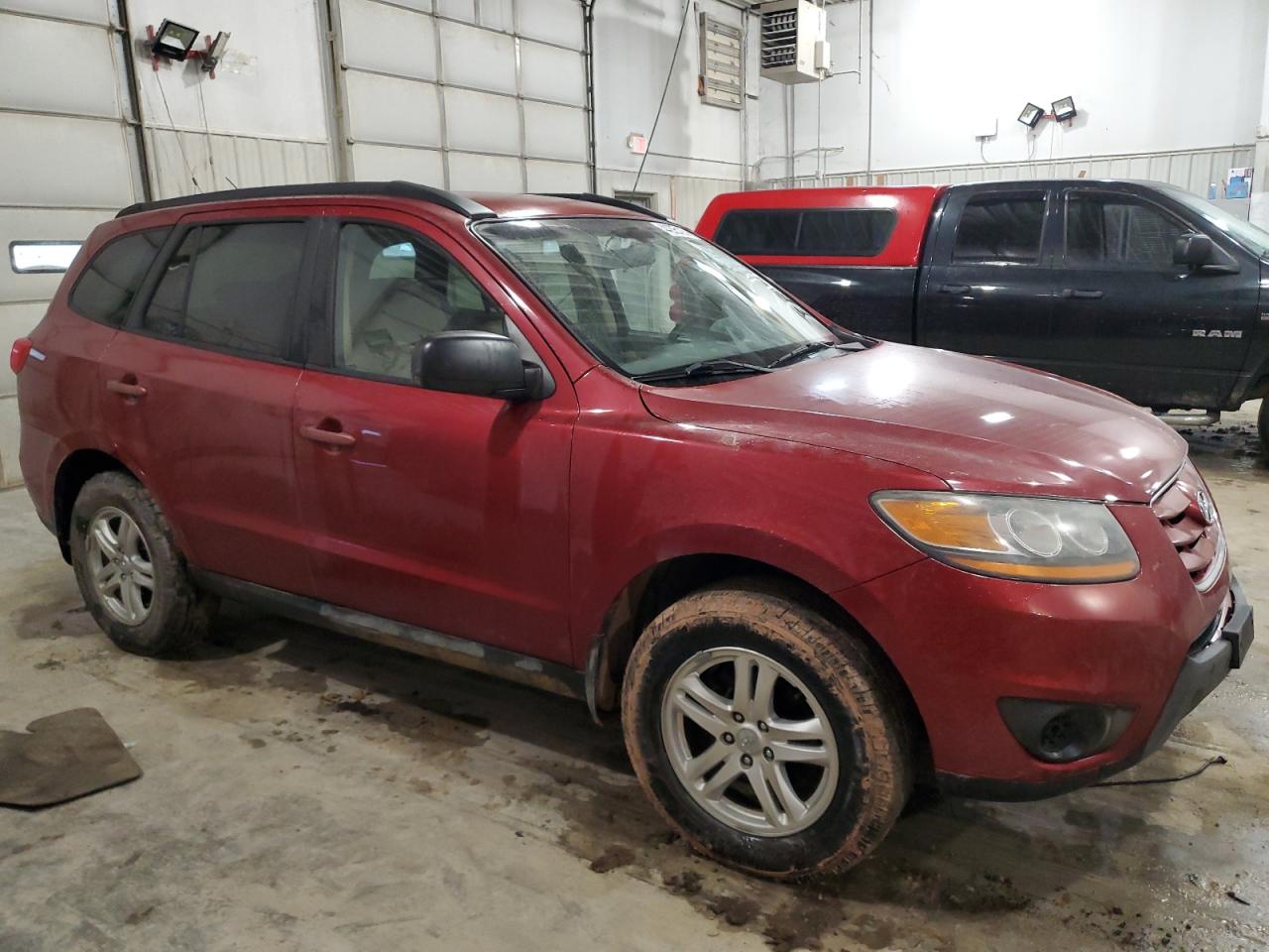 2010 Hyundai Santa Fe VIN 5NMSG3AB5AH386857 Copart auction photo, front end damage thumbnail 4