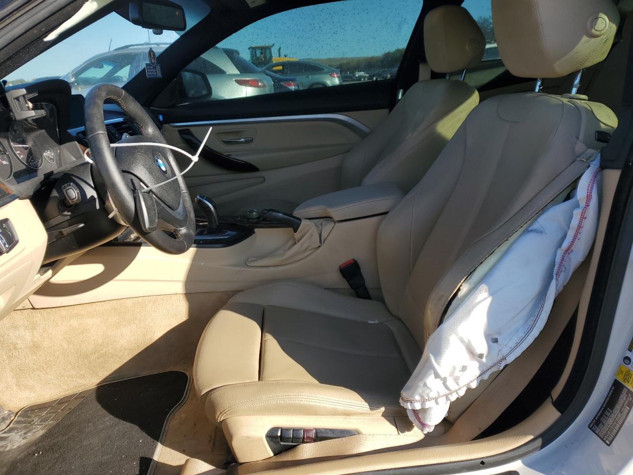 2015 BMW 4er VIN WBA3R1C51FK195682 Copart auction photo, front end / side damage thumbnail 7