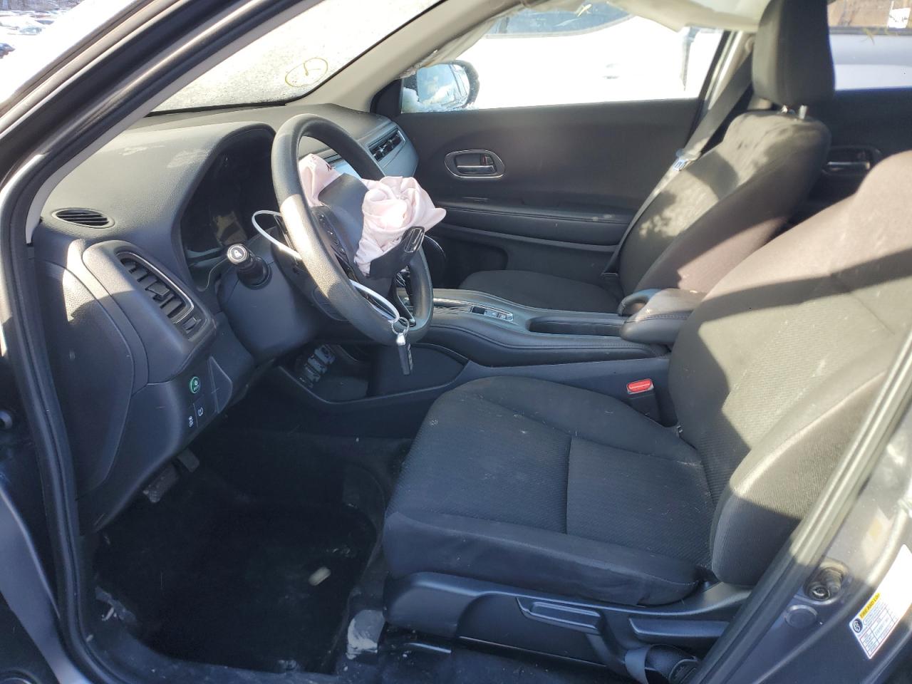 2018 Honda HR-V VIN 3CZRU6H53JG707633 Copart auction photo, front end / side damage thumbnail 7