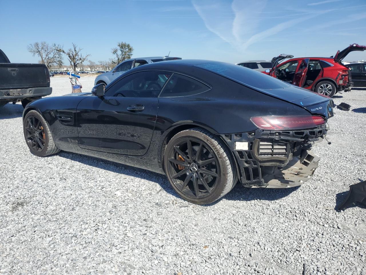2016 Mercedes-Benz AMG GT VIN WDDYJAJA8GA000254 Copart auction photo, rear end damage thumbnail 2
