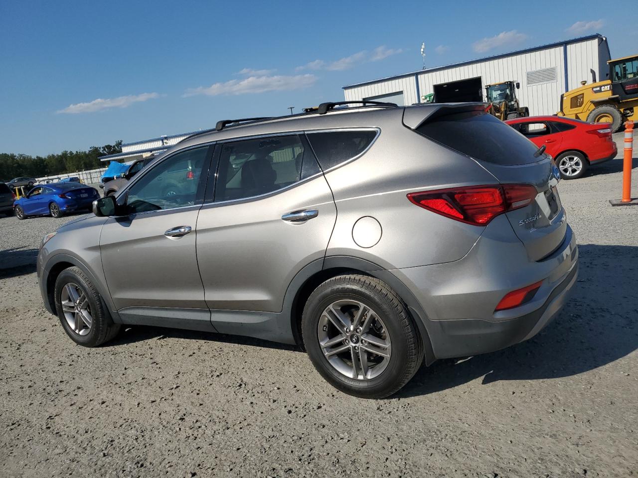 2018 Hyundai Santa Fe VIN 5NMZU3LB1JH073874 Copart auction photo, normal wear damage thumbnail 2
