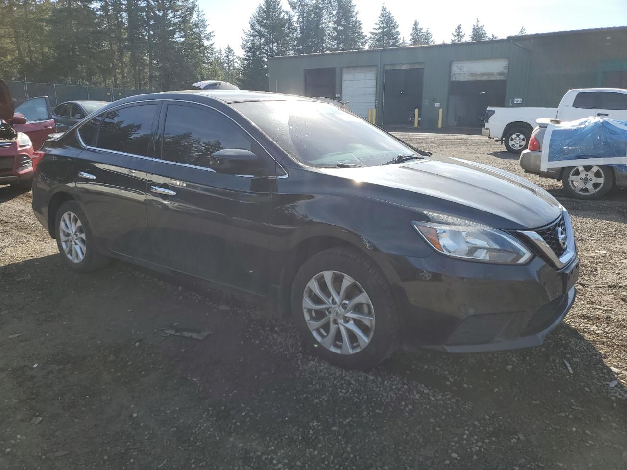2019 Nissan Sentra VIN 3N1AB7AP7KY316512 Copart auction photo, side damage thumbnail 4