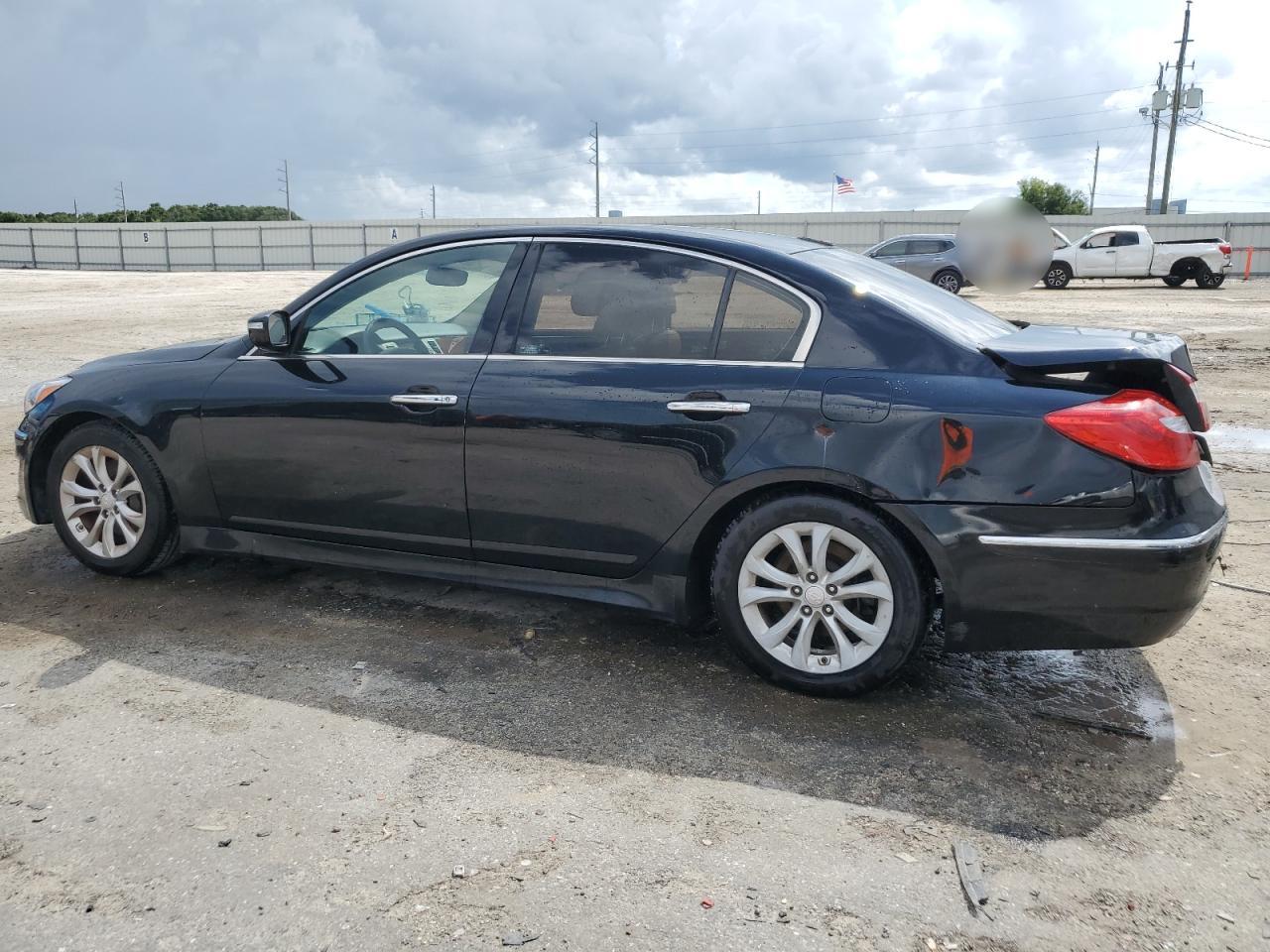 2012 Hyundai Genesis VIN KMHGC4DD1CU152713 Copart auction photo, rear end / front end damage thumbnail 2