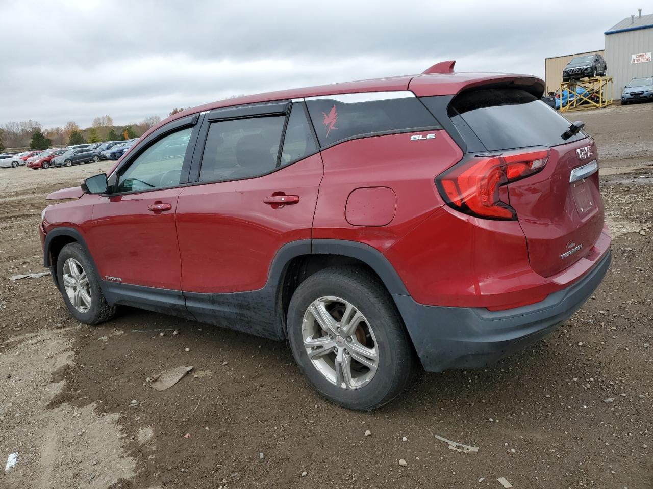 2019 GMC Terrain VIN 3GKALMEV9KL193752 Copart auction photo, undercarriage / front end damage thumbnail 2