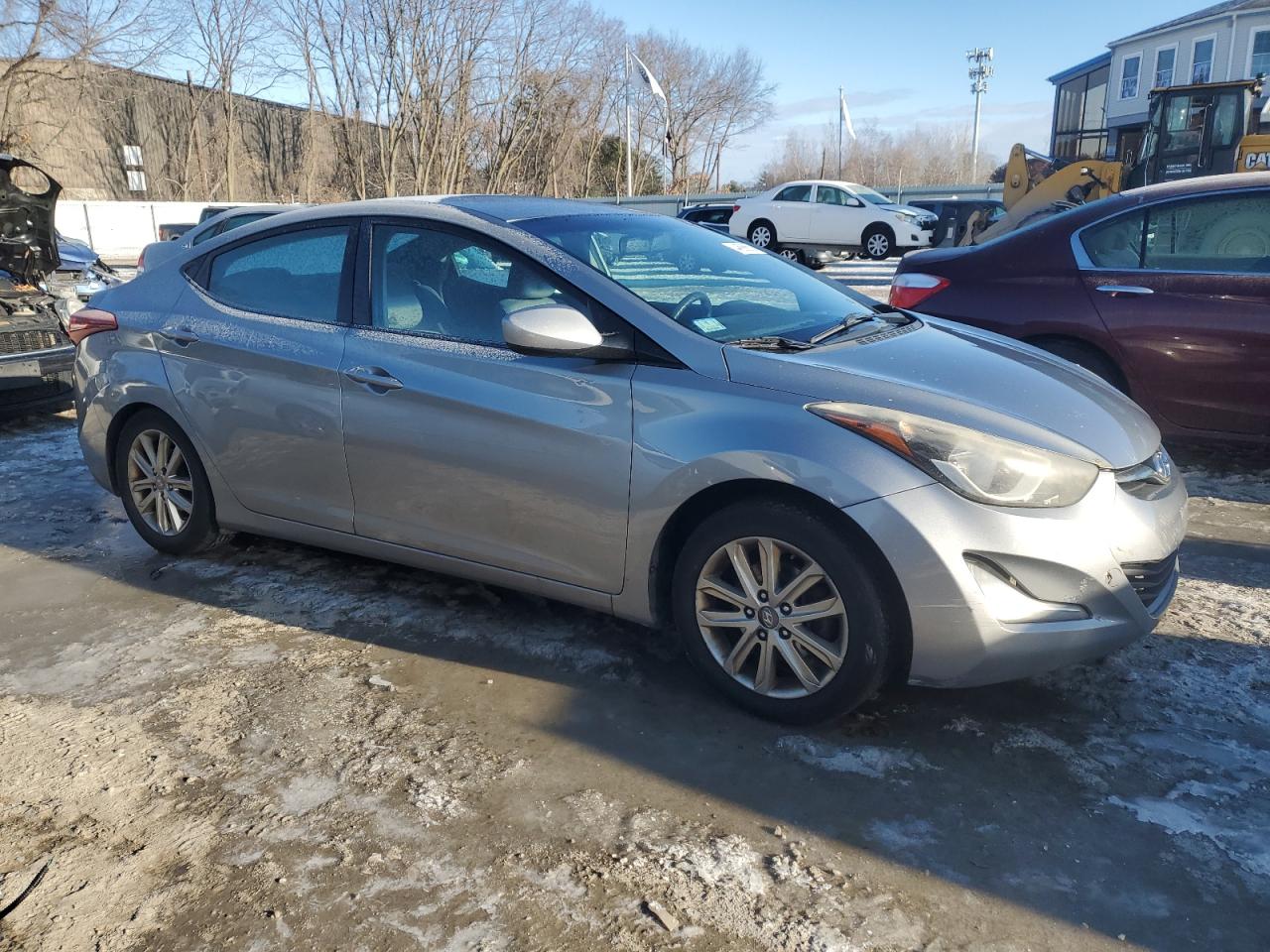 2015 Hyundai Elantra VIN KMHDH4AE1FU281685 Copart auction photo, front end damage thumbnail 4