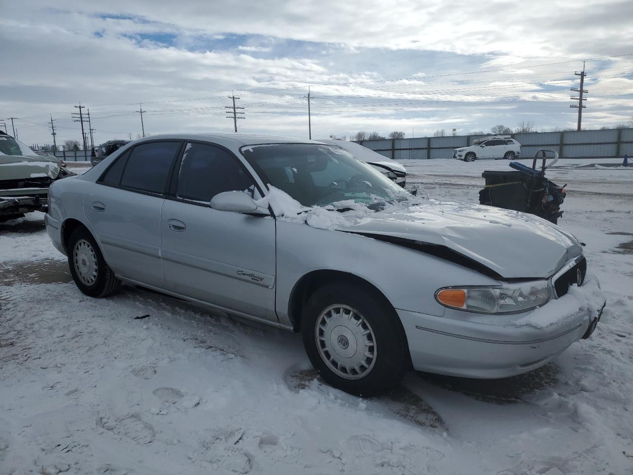 2001 Buick Century VIN 2G4WS52J811261160 Copart auction photo, front end / side damage thumbnail 4