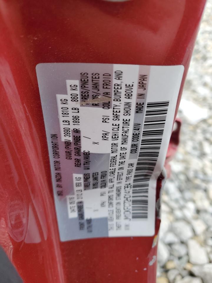 2017 Mazda CX-3 VIN JM1DKFC72H0141364 Copart auction photo, side damage thumbnail 14