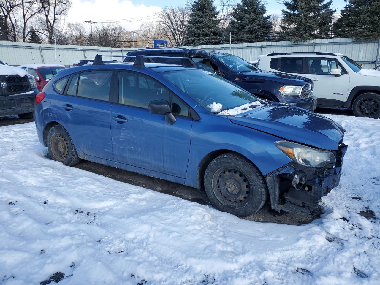 2015 Subaru Impreza VIN JF1GPAA6XF8226680 Copart auction photo, front end damage thumbnail 4