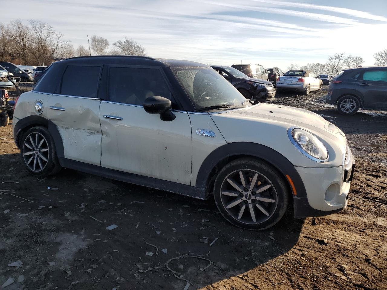 2021 MINI Cooper VIN WMWXU9C04M2P50396 Copart auction photo, side / rear end damage thumbnail 4
