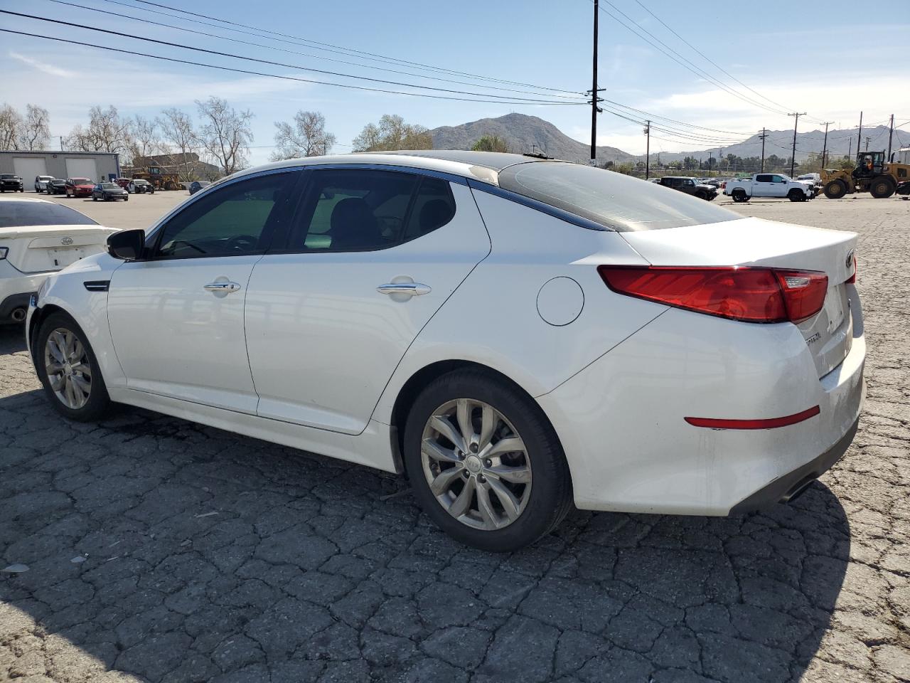 2014 KIA Optima VIN 5XXGN4A75EG333710 Copart auction photo, front end damage thumbnail 2