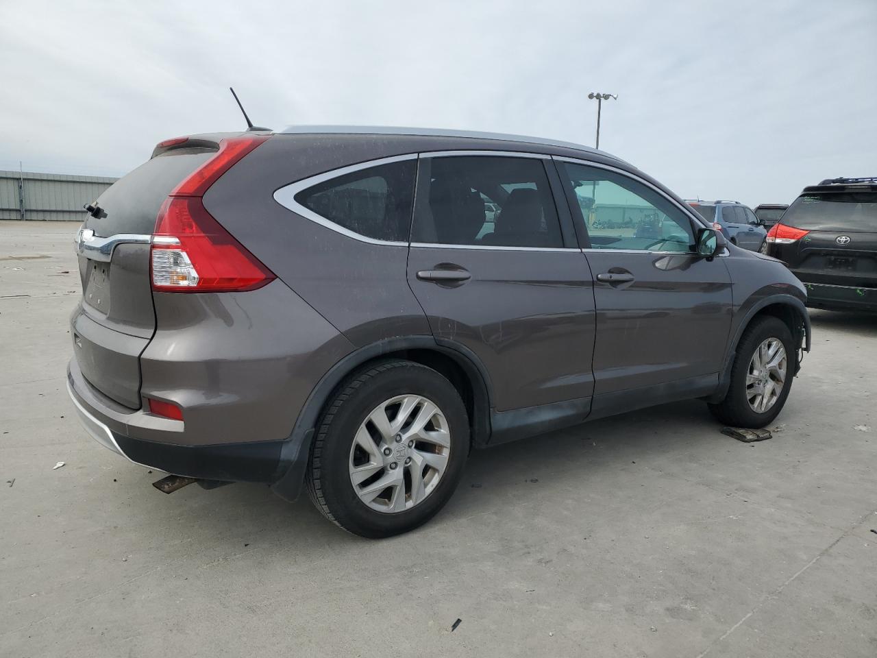 2015 Honda CR-V VIN 2HKRM3H7XFH542698 Copart auction photo, front end damage thumbnail 3