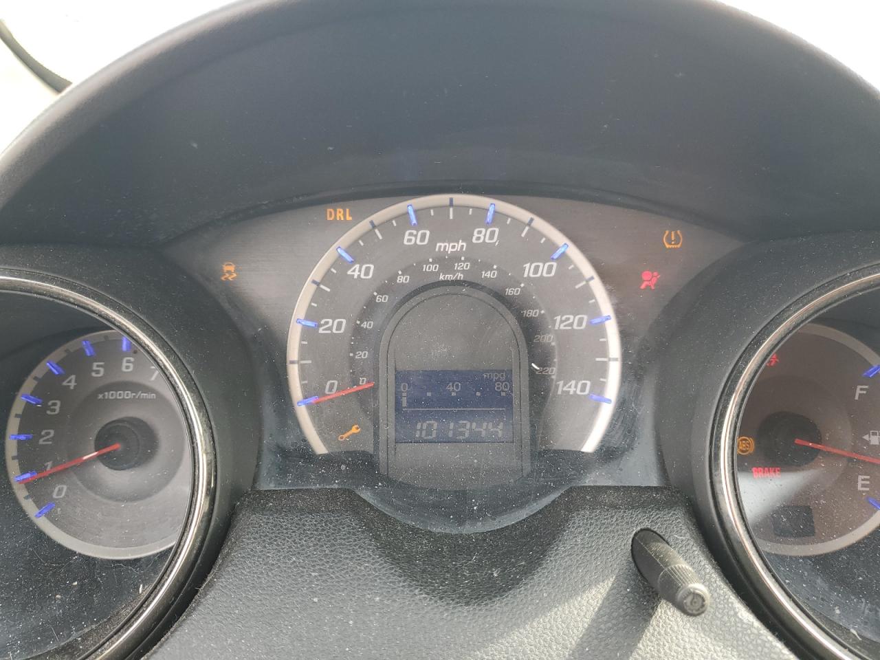 2013 Honda Fit VIN JHMGE8H56DC033912 Copart auction photo, front end damage thumbnail 9
