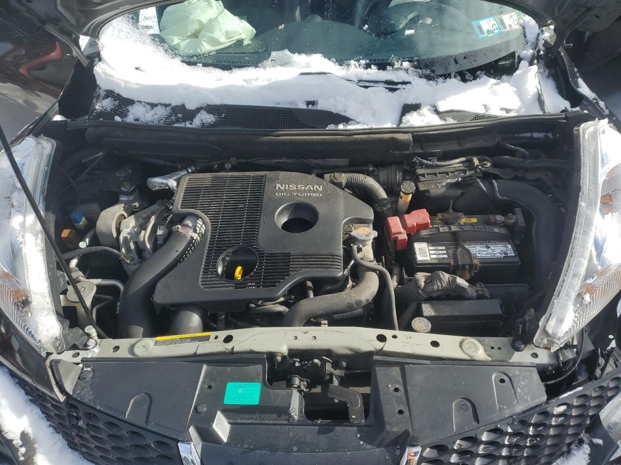 2011 Nissan Juke VIN JN8AF5MV0BT025931 Copart auction photo, front end / side damage thumbnail 12