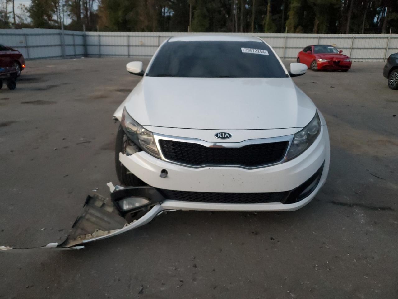 2013 KIA Optima VIN KNAGM4A75D5394882 Copart auction photo, front end / undercarriage damage thumbnail 5