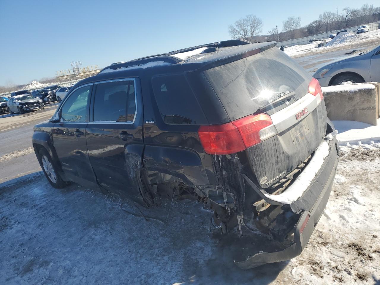2015 GMC Terrain VIN 2GKFLWEK9F6238092 Copart auction photo, side damage thumbnail 2