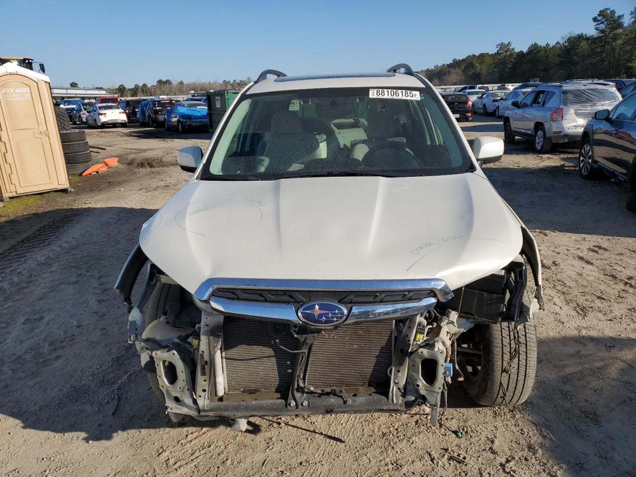 2017 Subaru Forester VIN JF2SJAGC0HH593465 Copart auction photo, front end damage thumbnail 5