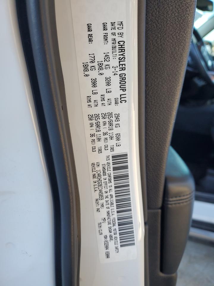 2014 Dodge Durango VIN 1C4RDHDG9EC445859 Copart auction photo, front end damage thumbnail 12