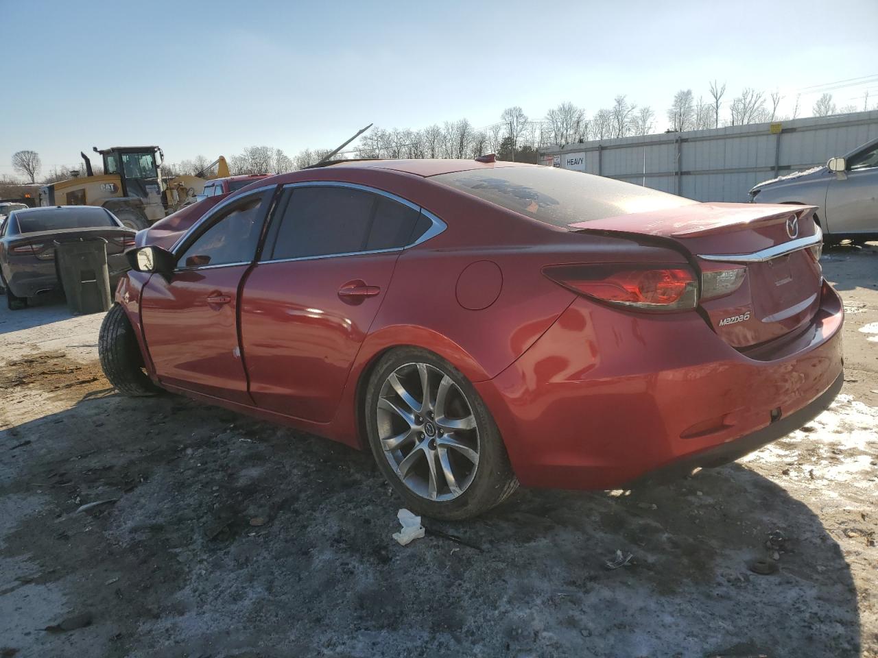 2015 Mazda 6 VIN JM1GJ1W50F1215689 Copart auction photo, all over / front end damage thumbnail 2