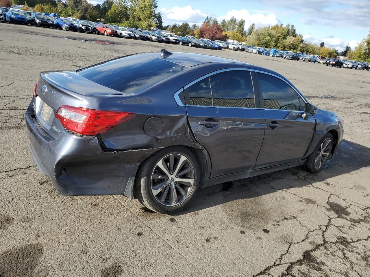2016 Subaru Legacy VIN 4S3BNBN63G3024787 Copart auction photo, rear end / side damage thumbnail 3