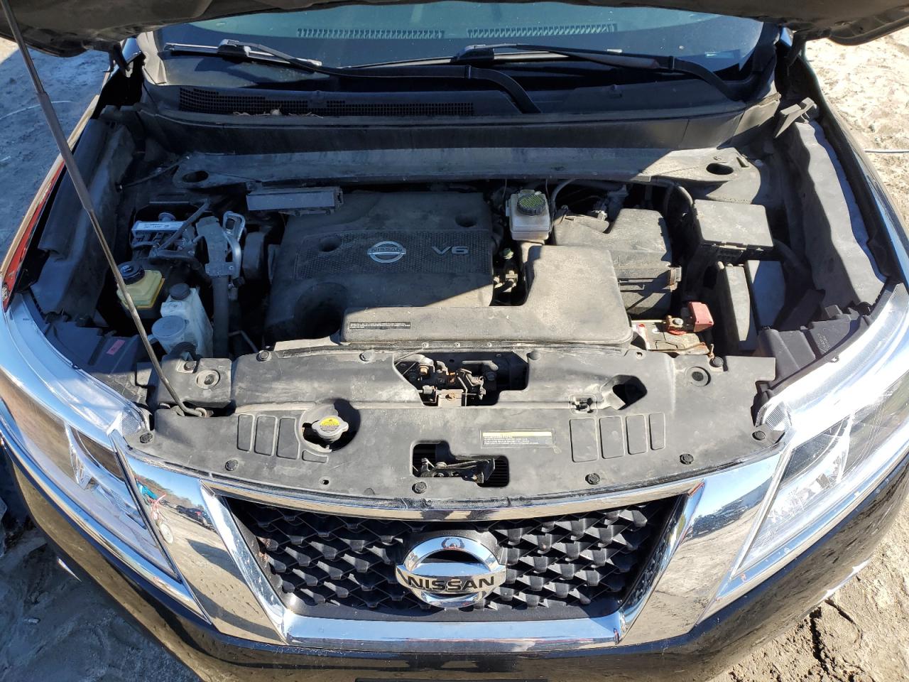 2013 Nissan Pathfinder VIN 5N1AR2MM8DC652237 Copart auction photo, undercarriage / front end damage thumbnail 12