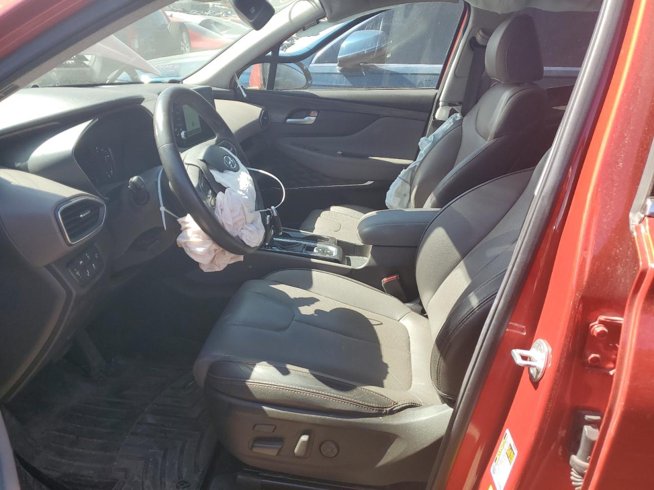 2020 Hyundai Santa Fe VIN 5NMS5CAA4LH223553 Copart auction photo, front end / side damage thumbnail 7