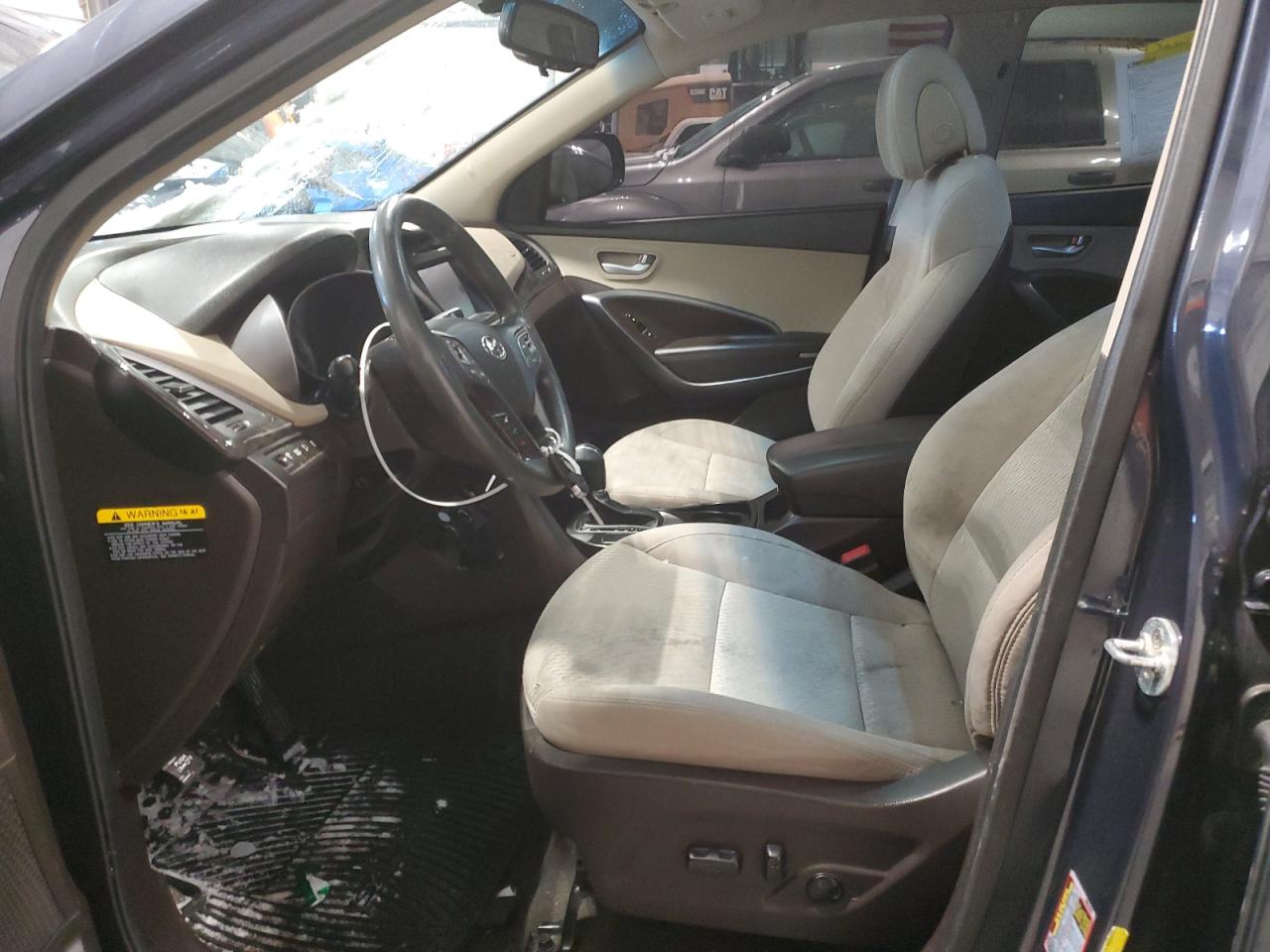 2017 Hyundai Santa Fe VIN 5NMZU3LB6HH017648 Copart auction photo, front end / side damage thumbnail 7