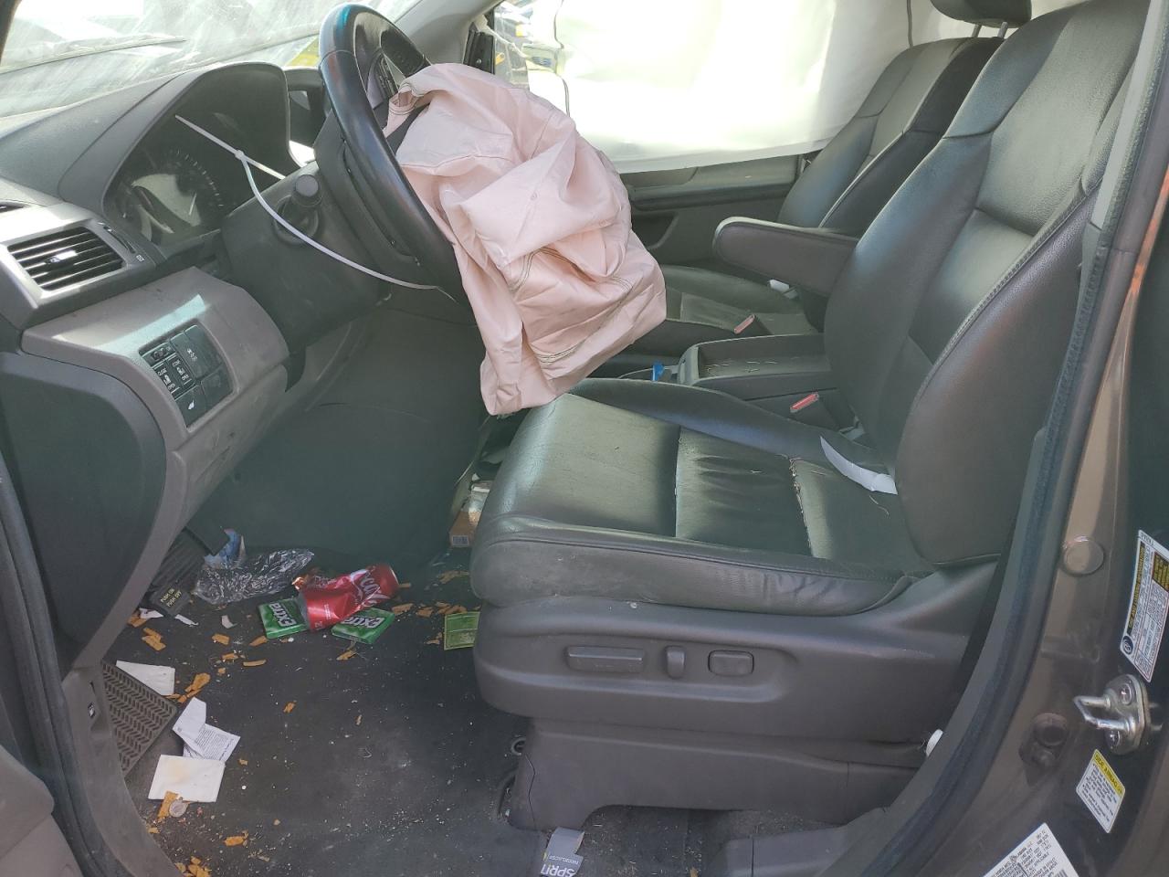 2012 Honda Odyssey VIN 5FNRL5H60CB145520 Copart auction photo, front end / side damage thumbnail 7