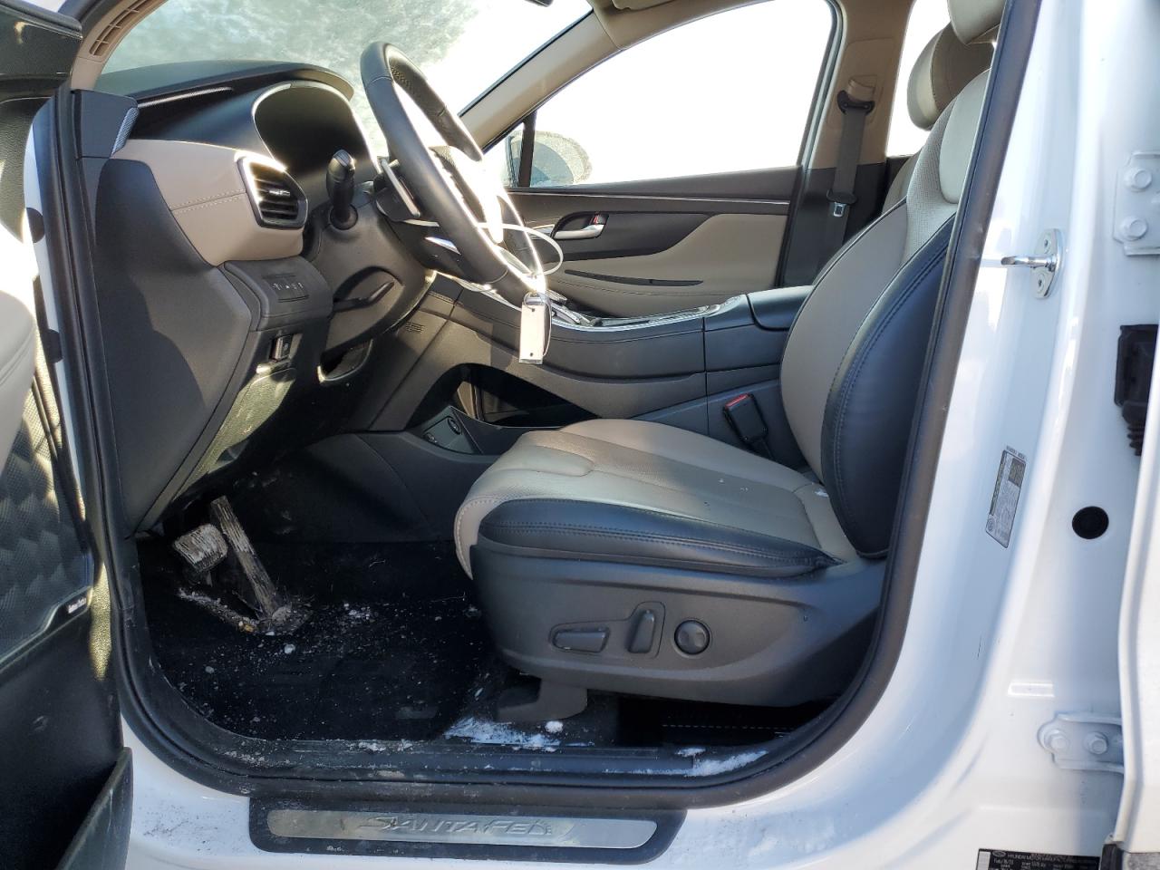2023 Hyundai Santa Fe VIN 5NMS3DA13PH005721 Copart auction photo, front end / side damage thumbnail 7
