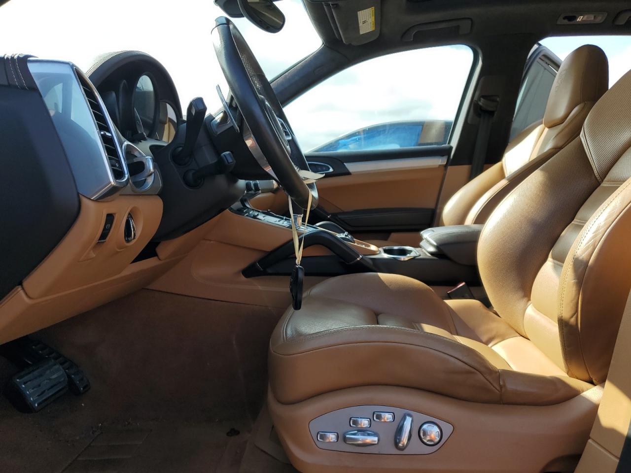 2015 Porsche Cayenne VIN WP1AC2A21FLA80938 Copart auction photo, front end damage thumbnail 7