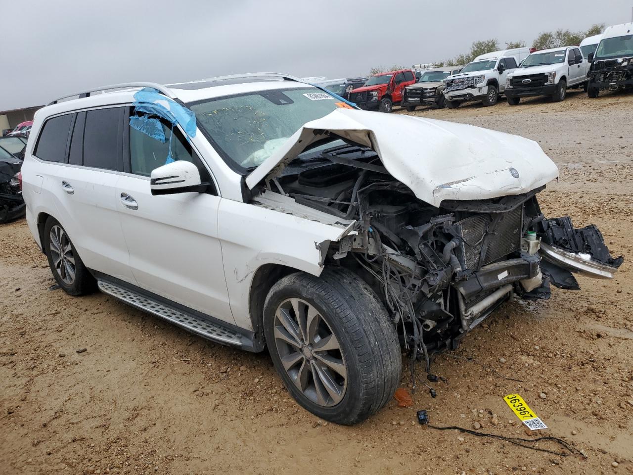 2015 Mercedes-Benz GL-klasse VIN 4JGDF6EE5FA471339 Copart auction photo, front end damage thumbnail 4