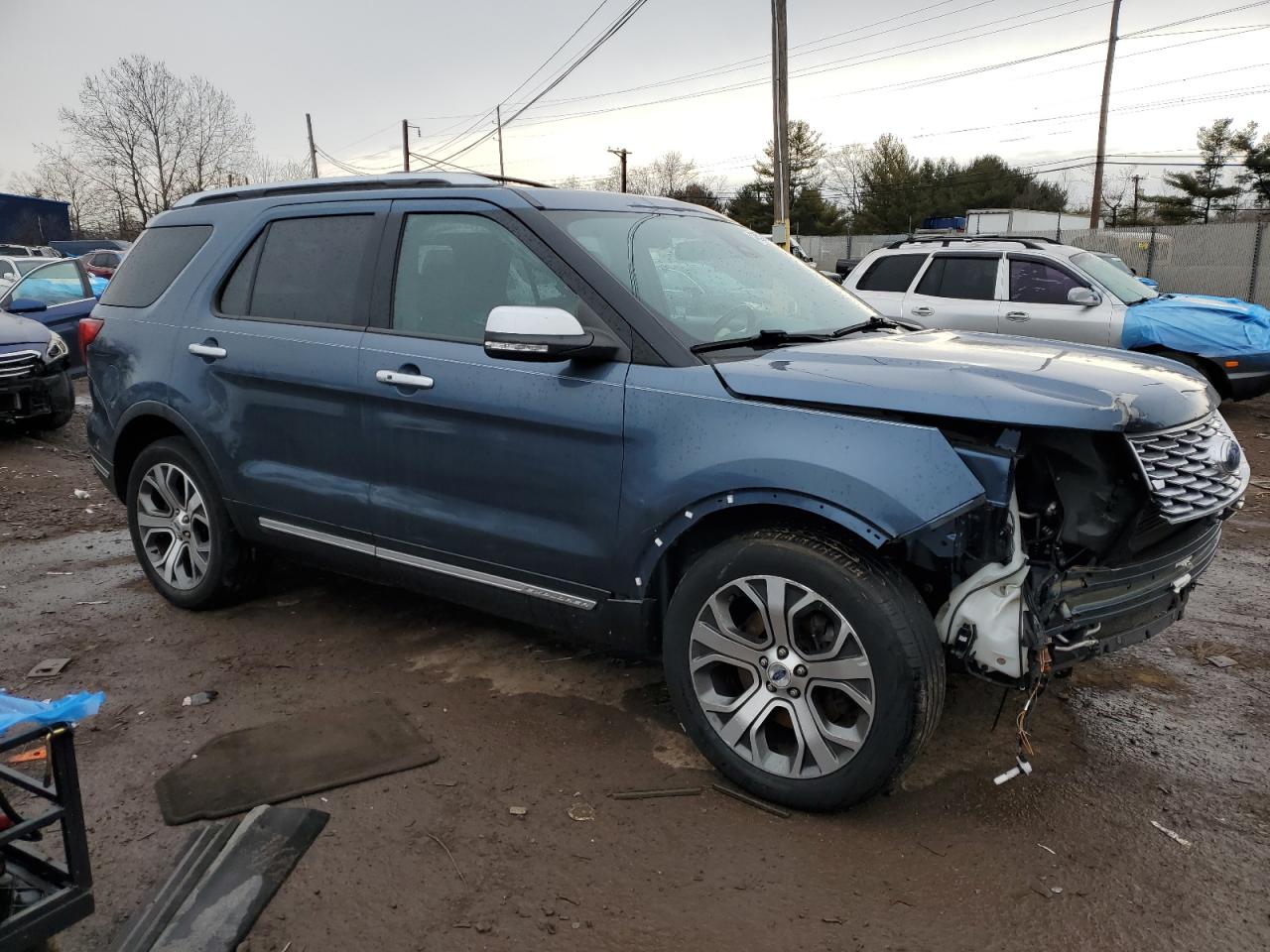 2018 Ford Explorer VIN 1FM5K8HT0JGB96541 Copart auction photo, front end damage thumbnail 4